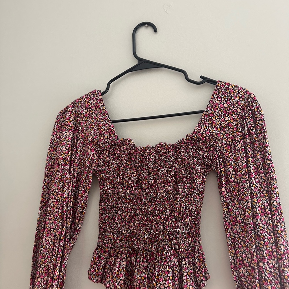 BP Multicolor Floral Blouse